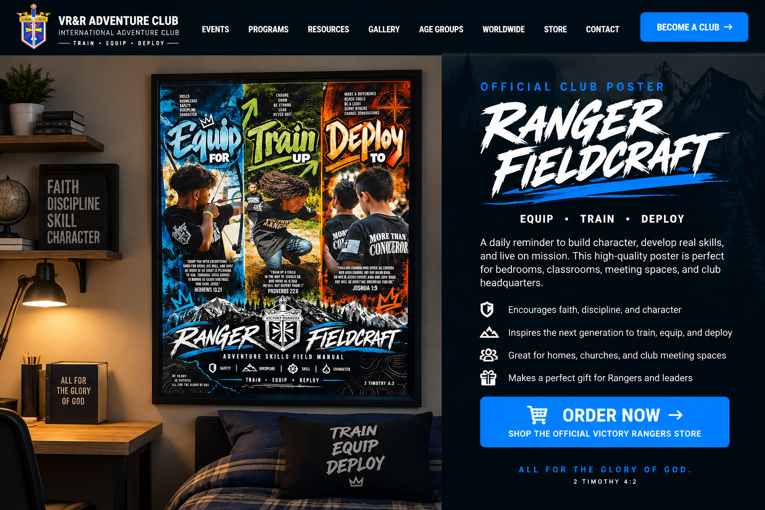 Ranger Fieldcraft room mockup