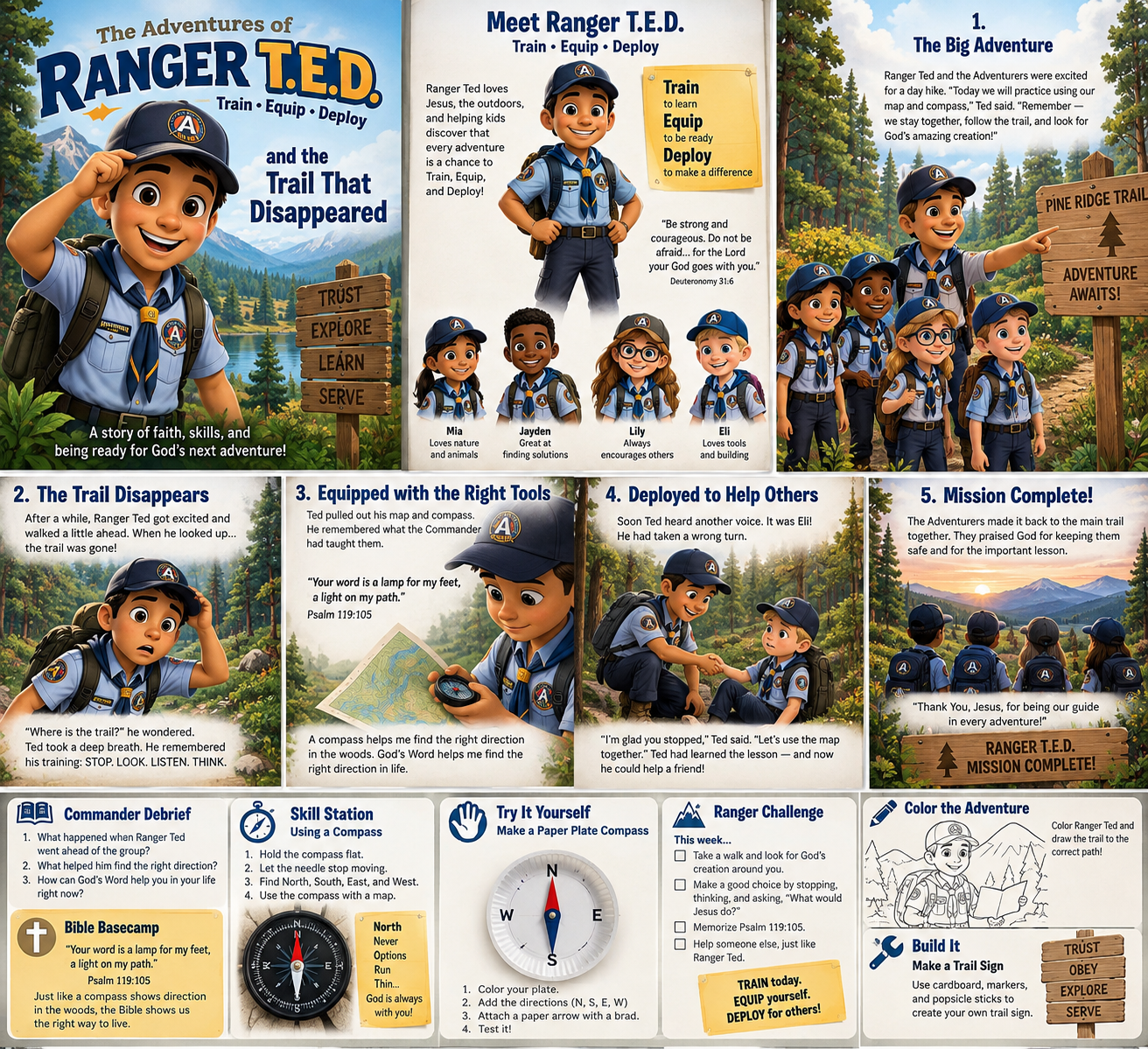 Ranger Ted Adventure Club mission guide