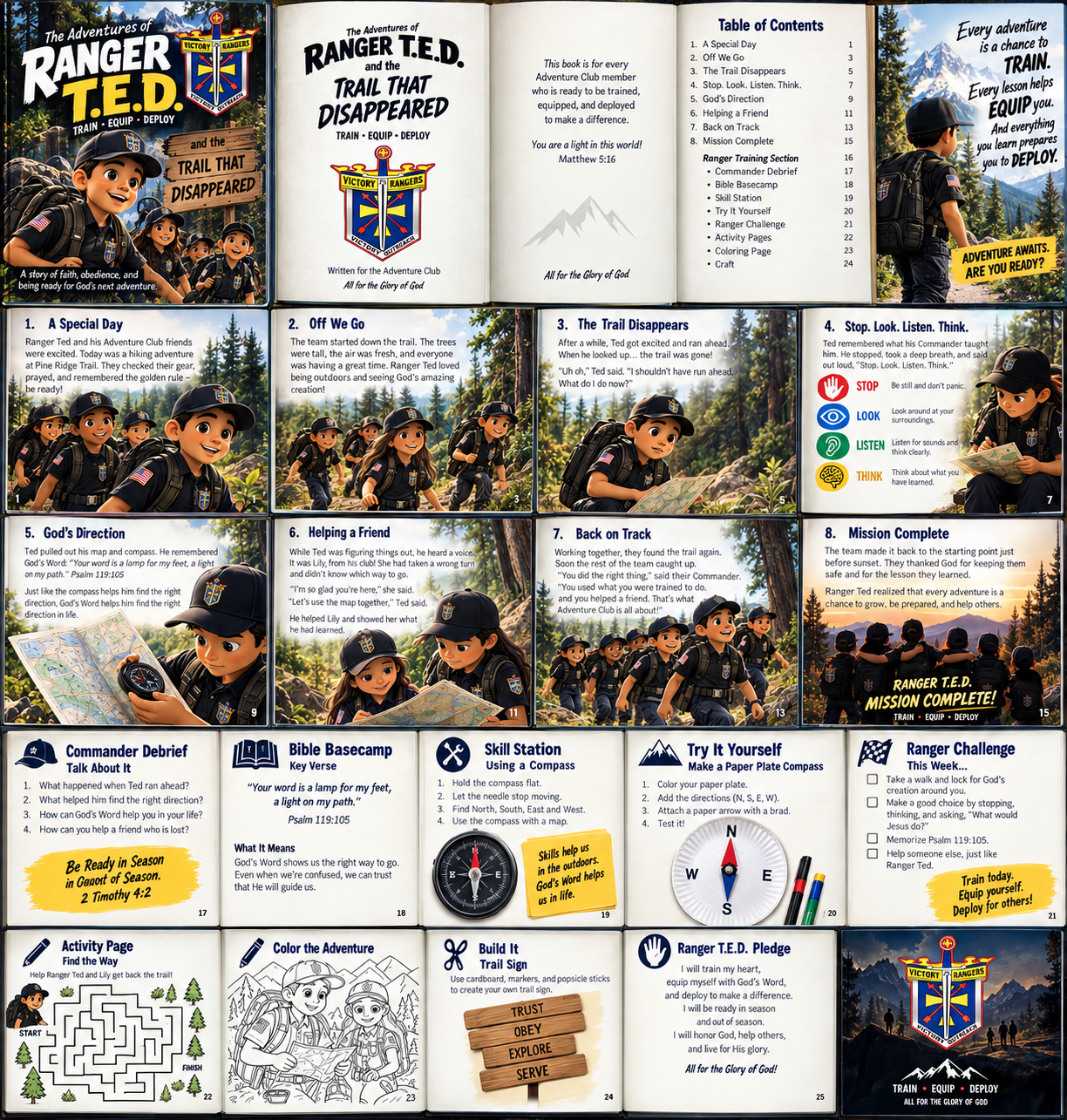 Ranger Ted Adventure Club mission guide
